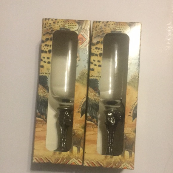 Makoulpa Pewter Glass African Animal Glasses New? - Picture 12 of 14